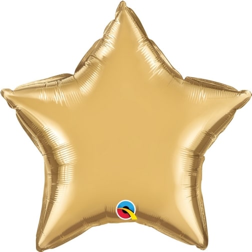 20" Chrome Gold Star