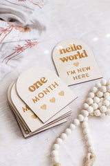 Boho Arched Baby Milestone Signs