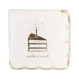 PLGLD25 - Make a Wish Cake Cocktail Napkin