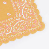 Western Bandana Large Party Napkins (x16)
