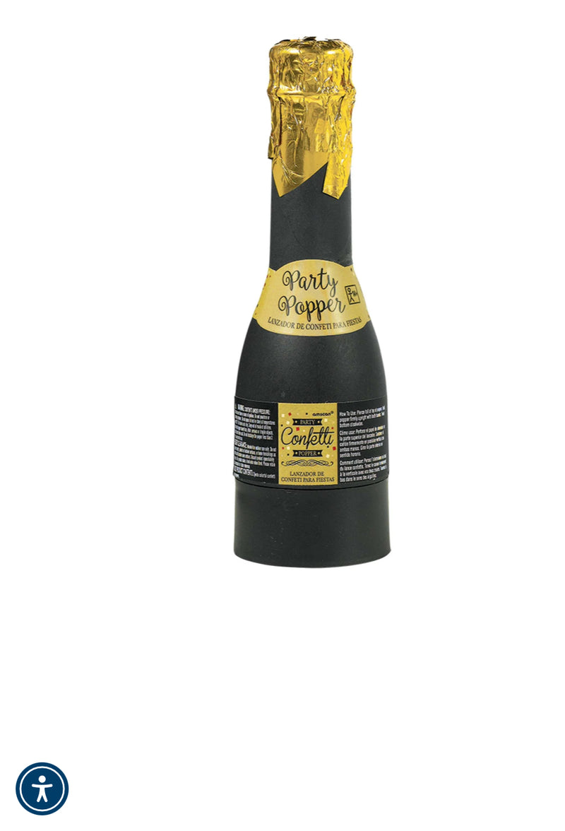 Small Champagne Bottle Confetti (6 inch)