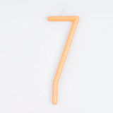 Slim Number Candle - 7