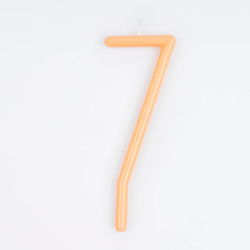 Slim Number Candle - 7