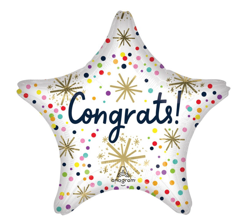 Jumbo Confetti Sprinkle Congrats Balloon