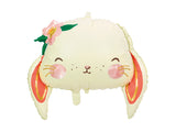 26” Floral Easter Bunny Chick Foil Balloon