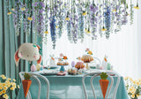 26” Floral Easter Bunny Chick Foil Balloon