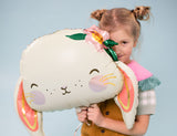 26” Floral Easter Bunny Chick Foil Balloon