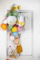 31” Easter Floral Chick Foil Balloon