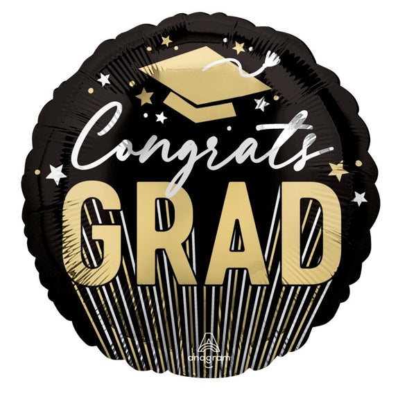 Standard Stripes On Stripes Grad Balloon