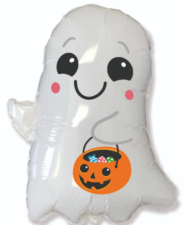 30" Halloween Ghost Foil Balloon