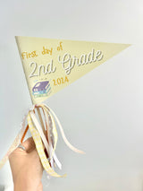 First Day Of School Pennant