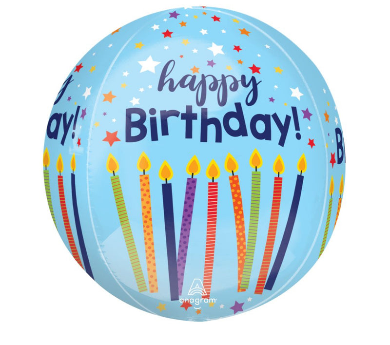 Orbz Happy Birthday Celebrate Balloon