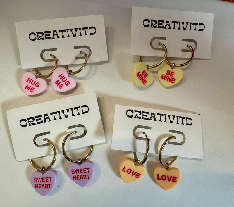 Creativitd Valentines Earings