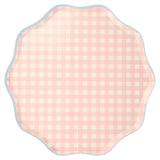 Gingham Dinner Plates