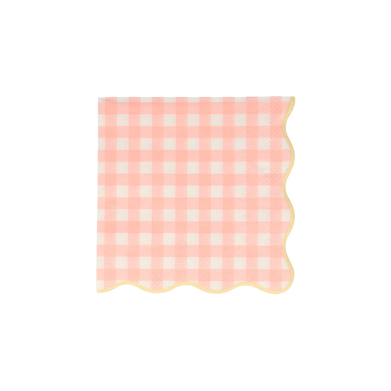 Gingham Small Napkins