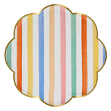 Colorful Pattern Dinner Plates (x 8)