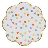 Colorful Pattern Dinner Plates (x 8)