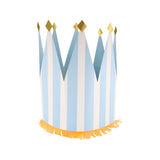 Stripe Party Crowns (x8)