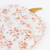 Toile Pumpkin Plates (x8)