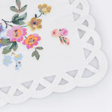 Basketweave Floral Napkins