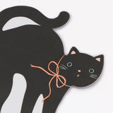 Halloween Cat Shaped Napkins