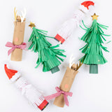 Santa, Reindeer, and Tree Crackers (x6)