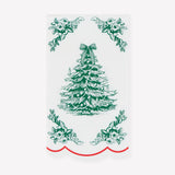 Toile De Jouy Christmas Guest Towels (x 16)