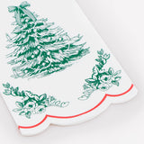 Toile De Jouy Christmas Guest Towels (x 16)
