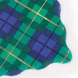 Plaid Mix Small Napkins (x 16)