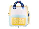 33’’ Yellow School Backpack Foil Balloon