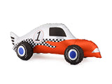 Race Car Foil Balloon Air Only