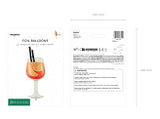 39’’ Orange Drink Foil Balloon