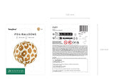 19’’ Cheetah Spots Ball Foil Balloon