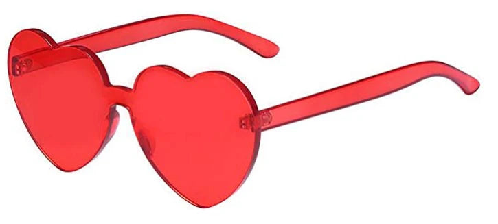 July 4 Fourth of July Sunglasses: Heart Red