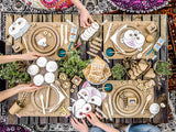 Light Blue Wooden Cutlery