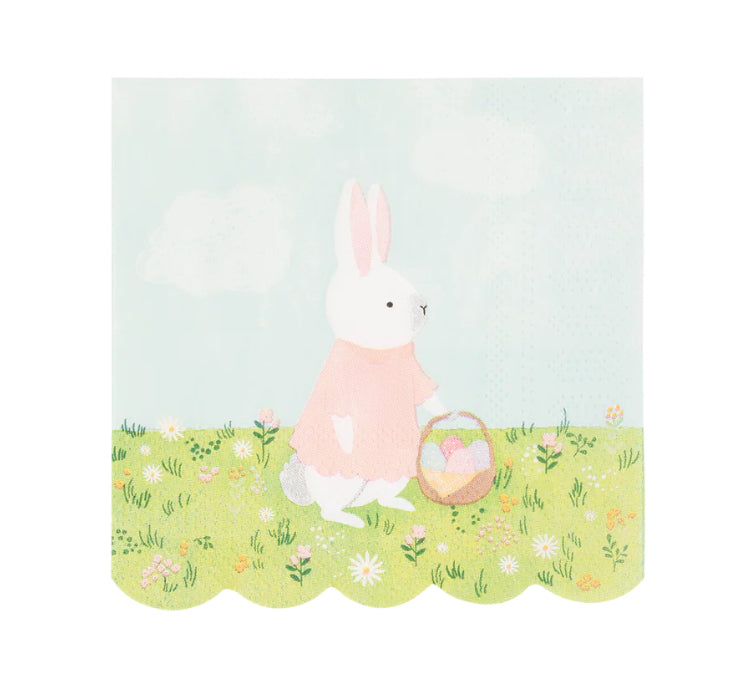 My Mind’s Eye Bunny Cottage Cocktail Napkin - Thumbnail 2