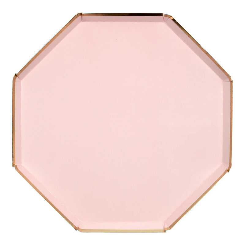 Dusky Pink Dinner Plates (x8)