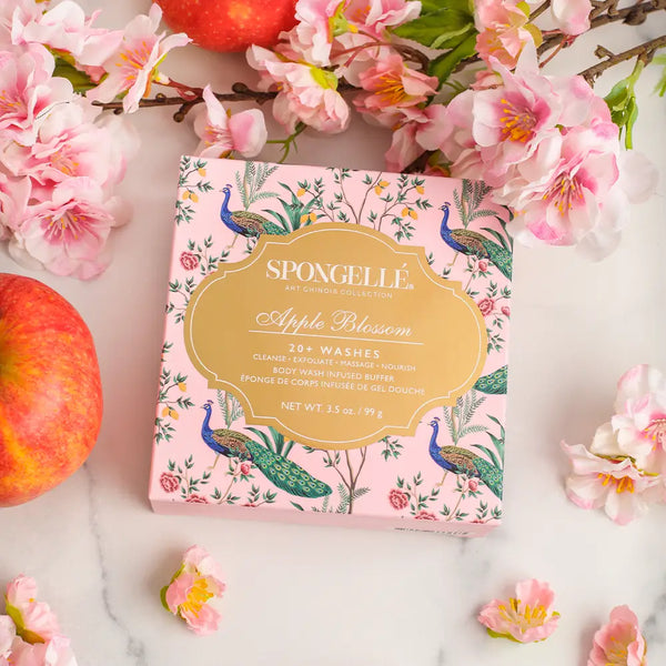 Spongellé Apple Blossom Boxed Flower