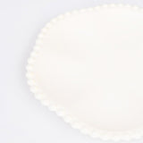 Cream Dot Edged Flower Compostable Side Plates (x 8)