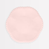 Pink Dot Edged Flower Compostable Side Plates (x 8)