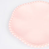 Pink Dot Edged Flower Compostable Side Plates (x 8)