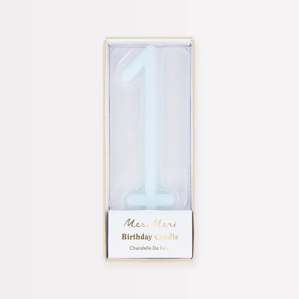 Slim Number Candle - 1