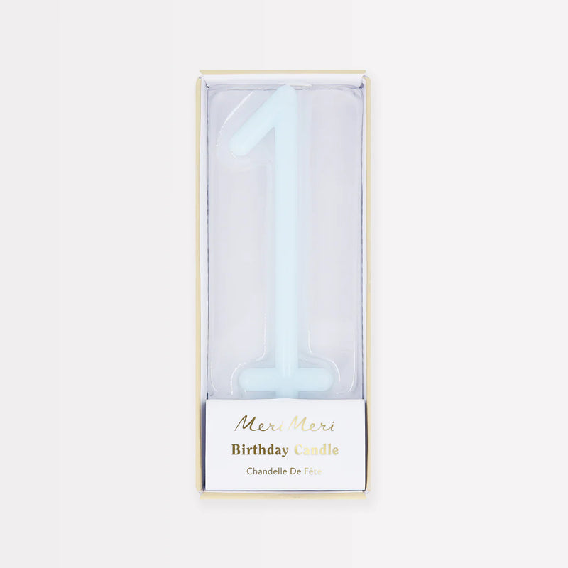 Slim Number Candle - 1