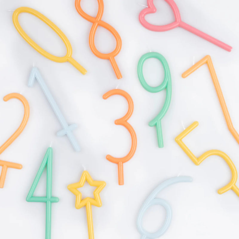 Slim Number Candle - 2