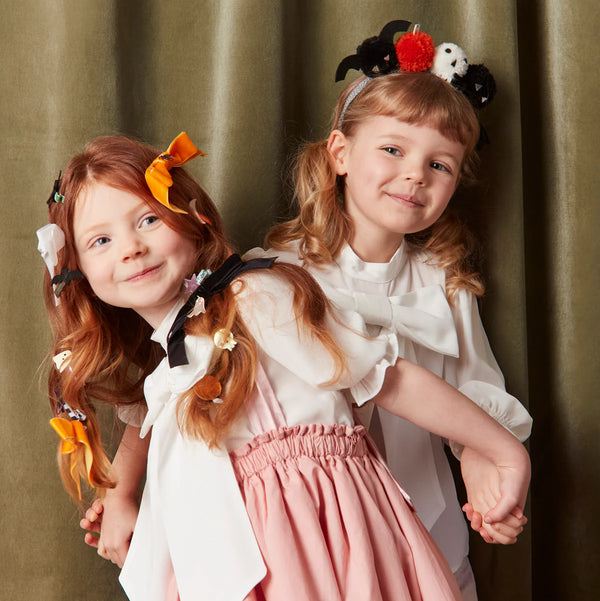 Halloween Velvet Bow Hair Clips