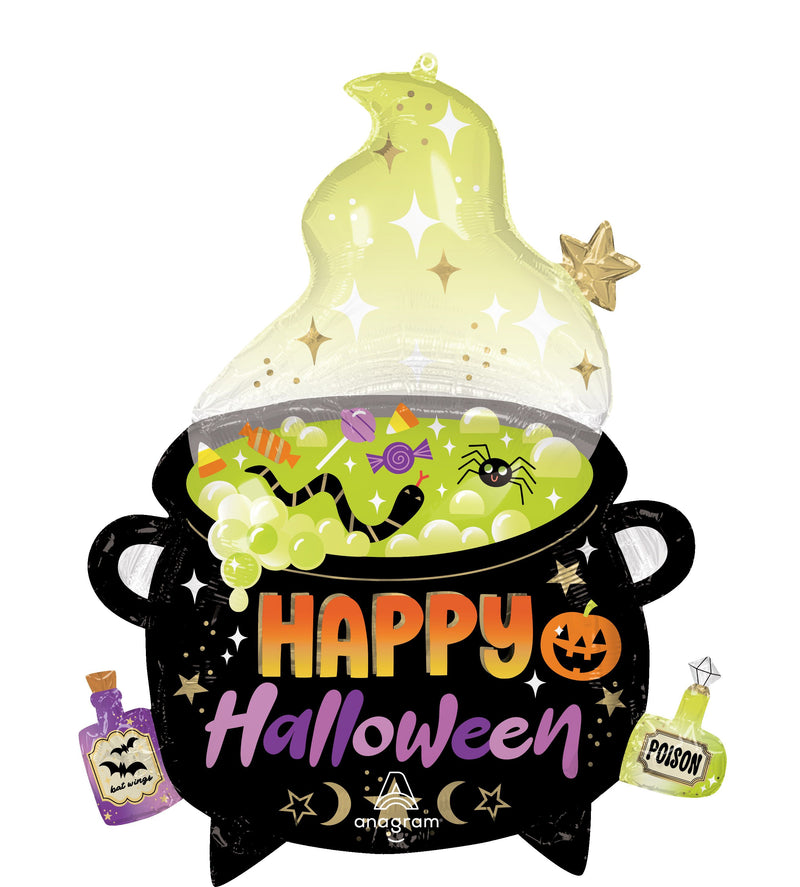 30” inch SuperShape Witches Brew Cauldron Balloon