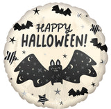 18 inch Standard Halloween Satin Bat Attack Balloon