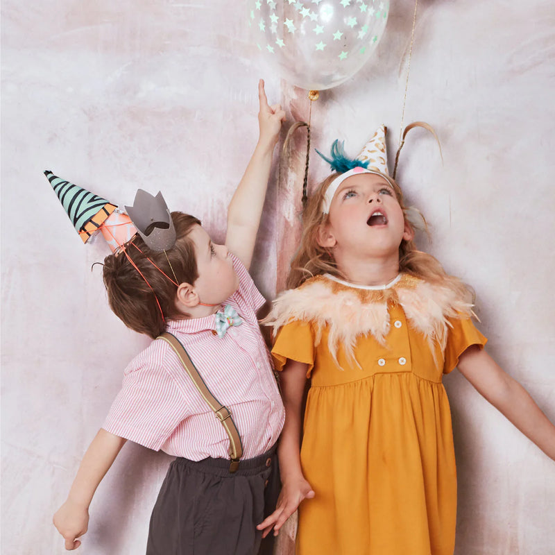 Safari Animal Print Party Hats (x8)