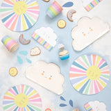 Rainbow Fringe Sun Cups (x8)