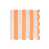 Fall Stripe Large Napkins (x16)